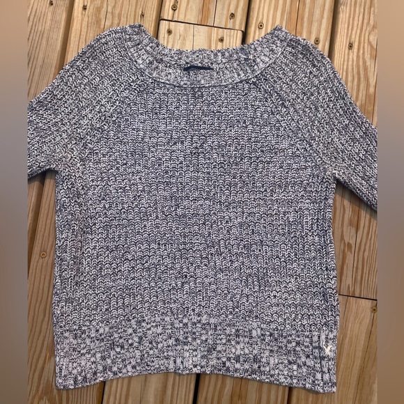 American Eagle black & white knitted sweater - Picture 2 of 6